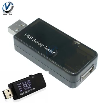 0-5A 3-30V ЖК-цифровой USB-тестер, Вольтметр, Амперметр, измеритель мощности с функцией защиты для зарядного устройства Power Bank