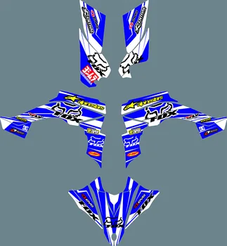 0916 Мотоциклетная команда Графика и фоны Наборы наклеек для Yamaha YFZ-R 450 2014 2015 2016 2017 2018