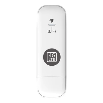 1 шт 4G Wifi USB-Ключ Мобильный 150 Мбит/с Модемная Палочка Sim-Карта Беспроводной Маршрутизатор USB 150 Мбит/С Модемная Палочка Для Домашнего Офиса, Белый