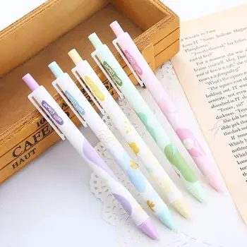 1 шт. Гелевая ручка с милым цветком от Lytwtw, Креативный подарок для пресс-службы, школьные принадлежности, канцелярские принадлежности, забавные ручки Kawaii