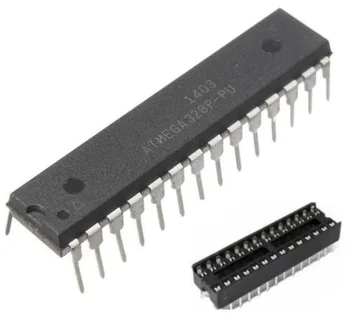 1 шт. микроконтроллер IC ATMEGA328P-PU ATMEGA328P DIP28 НОВЫЙ + DIP-РАЗЪЕМ