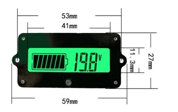 12V24V36V48V60V72V Индикатор Уровня Заряда Батареи Измеритель Напряжения Батареи LY4 Измеритель Емкости Батареи Для СвинцовоКислотного Литиевого Теста