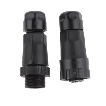 15A 7,5 мм IP68 3-контактный водонепроницаемый разъем для подключения электрического кабеля