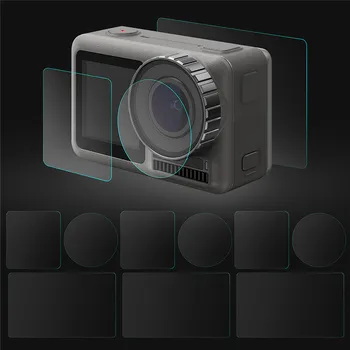 2 комплекта Защитной пленки для экрана и объектива DJI Osmo Action/Карманный Комплект Защитной пленки для DJI Osmo Action/Карманная камера Видеоблога 4K Camera