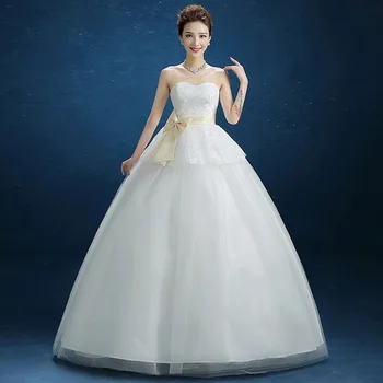 2023 Новое приталенное свадебное платье-бандо, Элегантная милая принцесса с фигуркой 