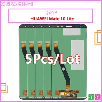 5 шт./лот ЖК-Дисплей Для Huawei Mate 10 Lite Nova 2i Дисплей RNE-L21 ЖК-дисплей С Сенсорным Экраном Дигитайзер Замена С Рамкой/БЕЗ рамки