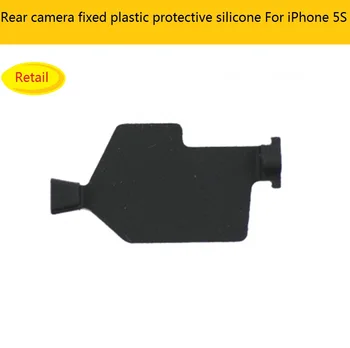5шт передняя Задняя камера фиксированные пластиковые защитные силиконовые ремешки для iPhone 5S Черный клей Защитная наклейка Запасные Части