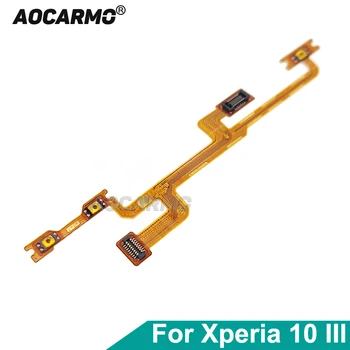 Aocarmo Для Sony Xperia 10 III X10iii Кнопка включения/Выключения громкости Гибкий кабель XQ-BT52 SO-52B SOG04