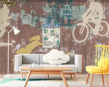 beibehang Пользовательские фотообои фреска скандинавский ретро хип-хоп фон обои домашний декор обои для гостиной