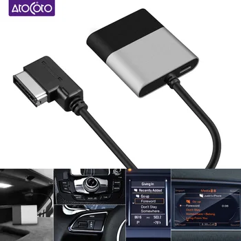 Bluetooth-совместимый Автомобильный Комплект-Адаптер для Audi 2004-2009 MMI AMI 2G 3G iPod Music Receiver Interface Airdual Module
