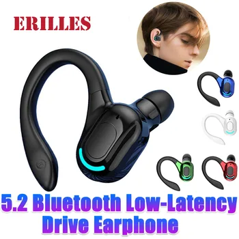 Erilles M-F8 Bluetooth 5.2 Беспроводные Наушники С Ушным Крючком Мини-Бизнес Наушники HIFI Bass С Шумоподавлением Спортивные Игровые Наушники
