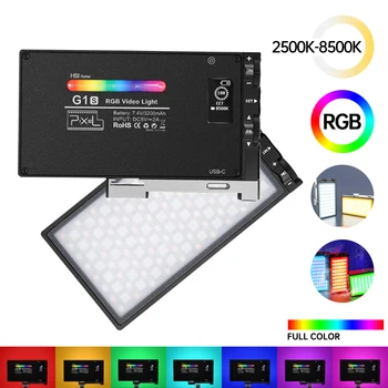 G1S Карманный RGB 2500 K-8500K с регулируемой Яркостью Полноцветный светодиодный Видеосигнал Для фотосъемки Видеостудии DSLR Camera Light PK BL-P1 K10 GODOX M1