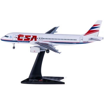 Herpa 1: 200 Модель самолета Airbus A320 OK-GEA чешских авиалиний, игрушки для коллекционной демонстрации украшений, подарок для мальчиков