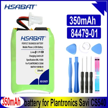 HSABAT 84479-01 86180-01 Аккумулятор емкостью 350 мАч для гарнитуры Plantronics Savi CS540 CS540A, Savi CS540 CS540A