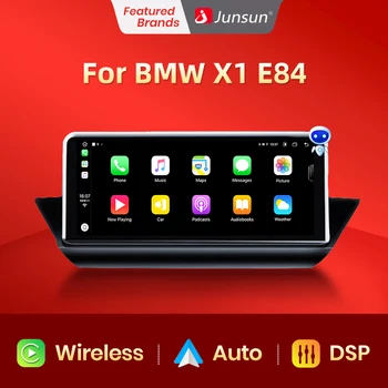 Junsun V1 AI Voice Беспроводной CarPlay Android Авторадио для BMW X1 E84 2009 2010 2011-2015 4G Автомобильный Мультимедийный GPS 2din авторадио