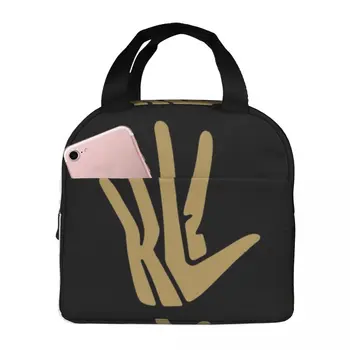 Kawhi Leonard Logo1 Термоизолированные сумки для ланча Контейнер для еды Сумки для еды Большая сумка-ланч-бокс для пикника Ученик