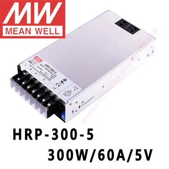 Mean Well HRP-300-5 meanwell 5V /60A /300W DC с одним выходом с функцией PFC, импульсный источник питания интернет-магазин