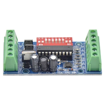 MINI-DMX-3CH-V1 DMX512 Декодер DC5V-24V 3CH 3-Канальный Контроллер RGB-Диммера для RGB Светодиодной Ленты /Модуля Светодиодной Лампы