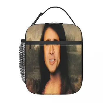 Monnacage Meme Термоизолированная сумка для ланча Man, Многоразовый контейнер для ланча, Коробка для хранения продуктов, Школьная