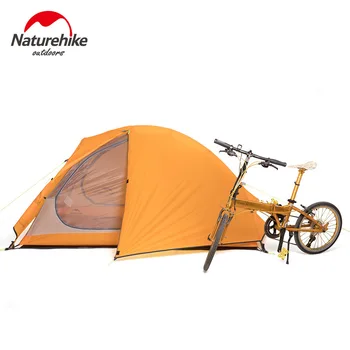 Naturehike Outdoor 20D Кремниевые сверхлегкие палатки для верховой езды, двухслойные Походные палатки для скалолазания, кемпинга, альпинизма, велоспорта, T