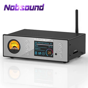 Nobsound C100 PRO HiFi ESS9038 Предусилитель Bluetooth 5,0 USB-плеер Цифровой Музыкальный Стример DSD512 768k/32b с OLED-дисплеем