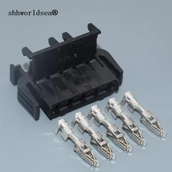 shhworldsea 5-контактный Разъем 2,8 мм Auto Wire Plug Электрическая Розетка С Клеммами Для VW 893 971 635 893971635