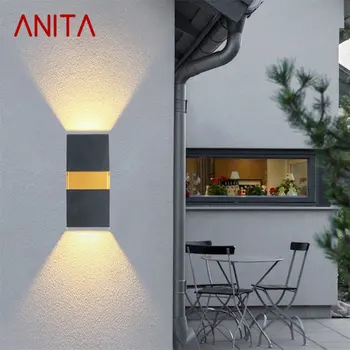 · Уличный настенный светильник ANITA, современная светодиодная лампа, водонепроницаемые бра, домашний декор для лестниц крыльца
