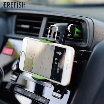 Автомобильный держатель для телефона JEREFISH Многофункциональное автомобильное крепление на вентиляционное отверстие с поворотом на 360 Держатели мобильных телефонов подставки для iPhone Samsung Huawei