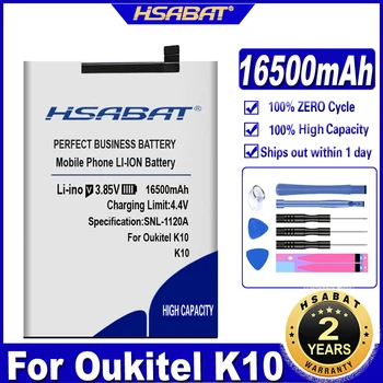 Аккумулятор HSABAT 16500mAh для аккумуляторов Oukitel K10