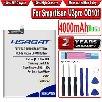 Аккумулятор HSABAT 4000mAh DC101 для Smartisan U3pro OD101 OD103 OD105 OS103 OS105