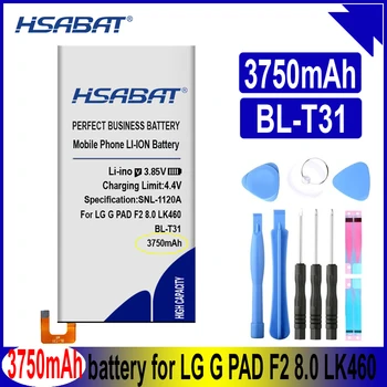Аккумулятор HSABAT BL-T31 3750mAh для LG G PAD F2 8.0 LK460 SPRINT EAC63398901 Батареи