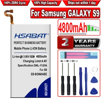 Аккумулятор HSABAT EB-BG960ABE 4800mAh для Samsung GALAXY S9 G9600 G960F SM-G960 в пределах номера отслеживания