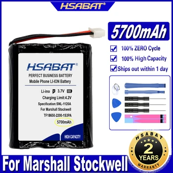 Аккумулятор HSABAT TF18650-2200-1S3PA емкостью 5700 мАч для аккумуляторов Marshall Stockwell