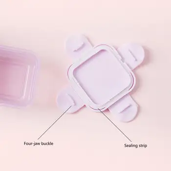 Безопасный современный пластиковый кейс для хранения детского питания, Не содержащий BPA Контейнер для хранения продуктов, Видимые предметы домашнего обихода