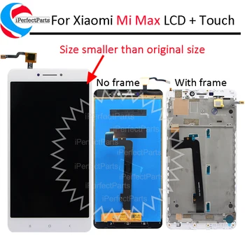 Высокое качество Для Xiaomi mi max ЖК-дисплей + Сенсорный Экран Дигитайзер с рамкой Полная сборка 6,44 