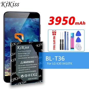 Высококачественный Сменный Аккумулятор 3950mAh BL-T36 Для Мобильного Телефона LG K30 X410TK T-Mobile, Перезаряжаемый Li-on Bateries