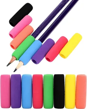Держатели для карандашей, принадлежности для письма, держатель для карандашей для детей и школьников, разных цветов, длиной 1,57 дюйма