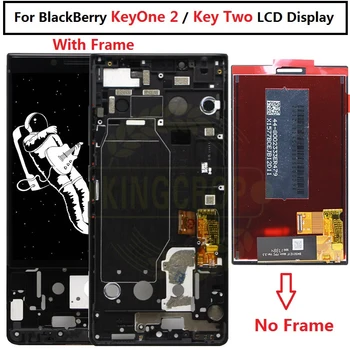 Для BlackBerry Key2 ЖК-дисплей С Сенсорным Экраном Digitizer В Сборе Key2 Экран С Рамкой Для Blackberry Key 2 ЖК-экран KeyTwo