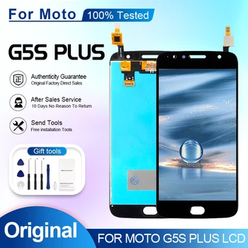 Для MotoRola Moto G5S Plus Lcd XT1803 XT1805 Сенсорная Панель Экрана Дигитайзер В Сборе XT1802 Дисплей Бесплатные Инструменты Бесплатная Доставка