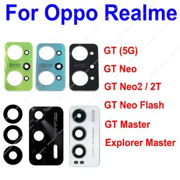 Для Realme GT Neo 2 2T Neo Flash GT Master Explorer Задняя Задняя Камера Стеклянный Объектив Замена Заднего Стеклянного Объектива Запасные Части