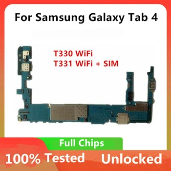 Для Samsung Galaxy Tab 4 8,0 T330 T331 T335 Материнская Плата Android OS WiFi/SIM Чистая Оригинальная Замененная Плата С Чипом Материнская Плата