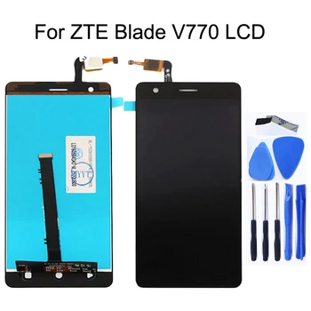 Для zte Blade V770 ЖК-дисплей с сенсорным экраном и цифровым преобразователем в сборе замена для ZTE Blade V770 Комплект для ремонта дисплея мобильного телефона