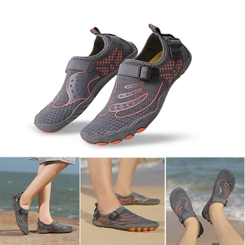 Кроссовки для плавания, Быстросохнущие спортивные водные кроссовки, дышащие уличные пляжные сандалии, водные ботинки для плавания, обувь унисекс