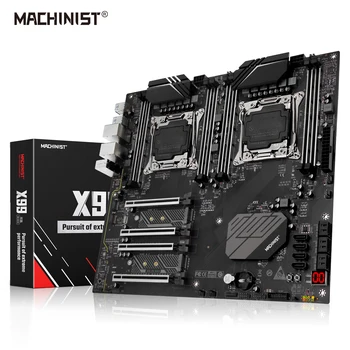 Материнская плата MACHINIST X99 С двойным процессором LGA 2011-3 Поддерживает процессоры Intel Xeon E5 V3 и V4 DDR4 RAM Memory E5-D8 MAX