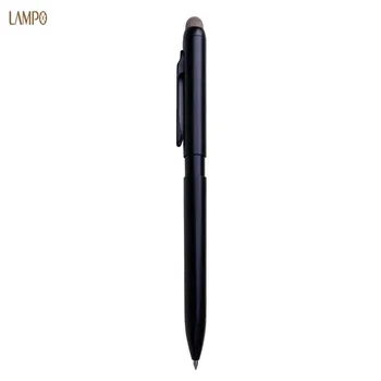 Металлический гелевый стилус LAMPO 2 в 1 для рисования чернилами толщиной 0,5 мм с емкостным экраном, карандаш, сенсорная ручка для iPad iPhone, школьный подарок