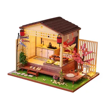 Миниатюрный кукольный домик с мебельными принадлежностями, подарки на День рождения