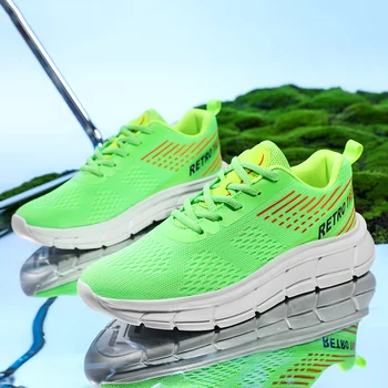 Мужские кроссовки для бега, сетчатая дышащая профессиональная спортивная обувь для мужчин, легкие нескользящие спортивные кроссовки для тренировок