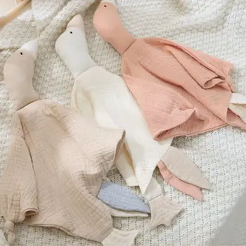Мягкое стеганое одеяло для кормления новорожденных, игрушки-пустышки, полотенце для умиротворения, детский нагрудник