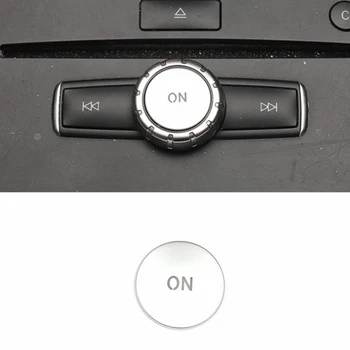 Накладка кнопки переключения громкости мультимедиа на консоли автомобиля для Benz W204 C180 E260 ML350 GLK200 Аксессуары для интерьера