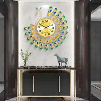 Настенные часы Художественные Подвесные Часы Офис Кухня Декор ванной комнаты